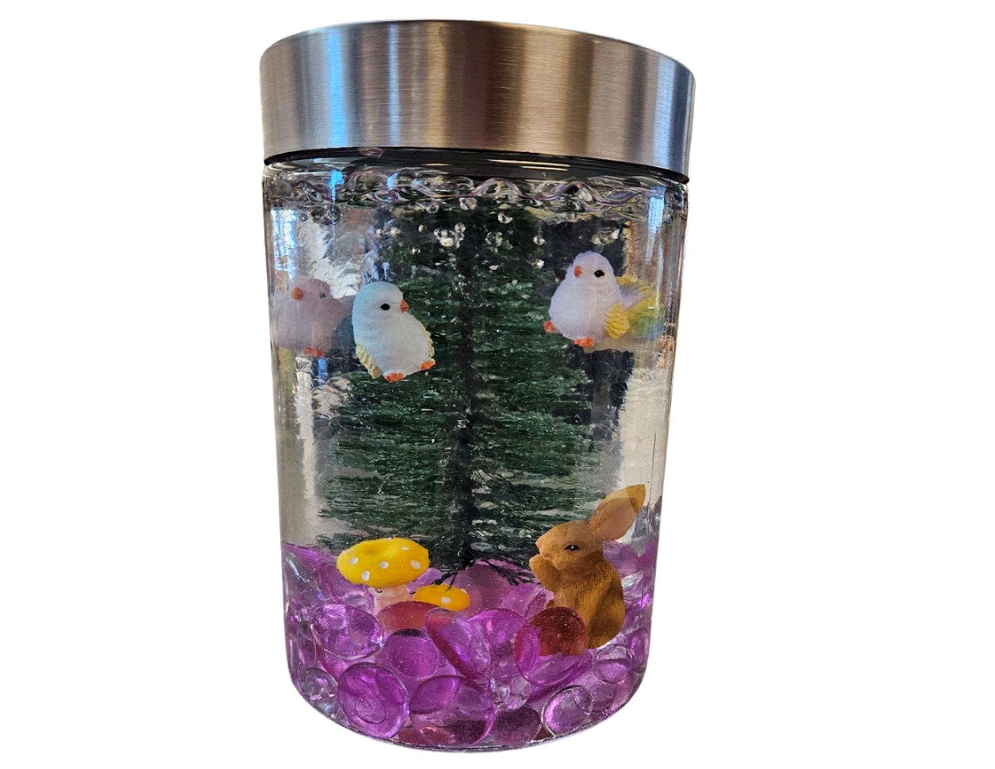 Craft sample of Water Bead Forest Scene