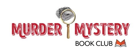 murder mystery book club logo