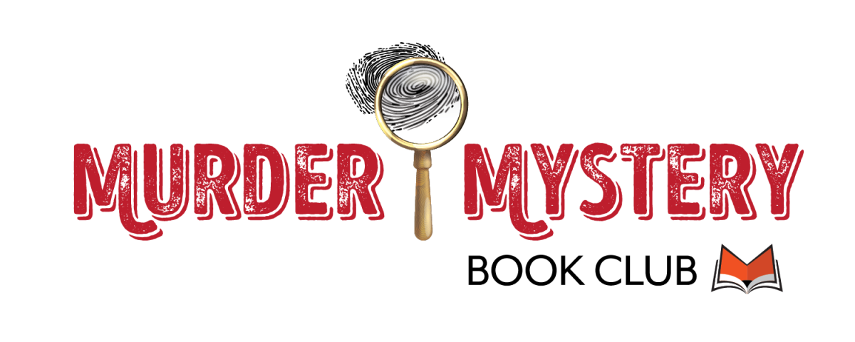 murder mystery book club logo